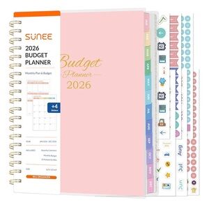SUNEE 2026 Pink Budget Planner